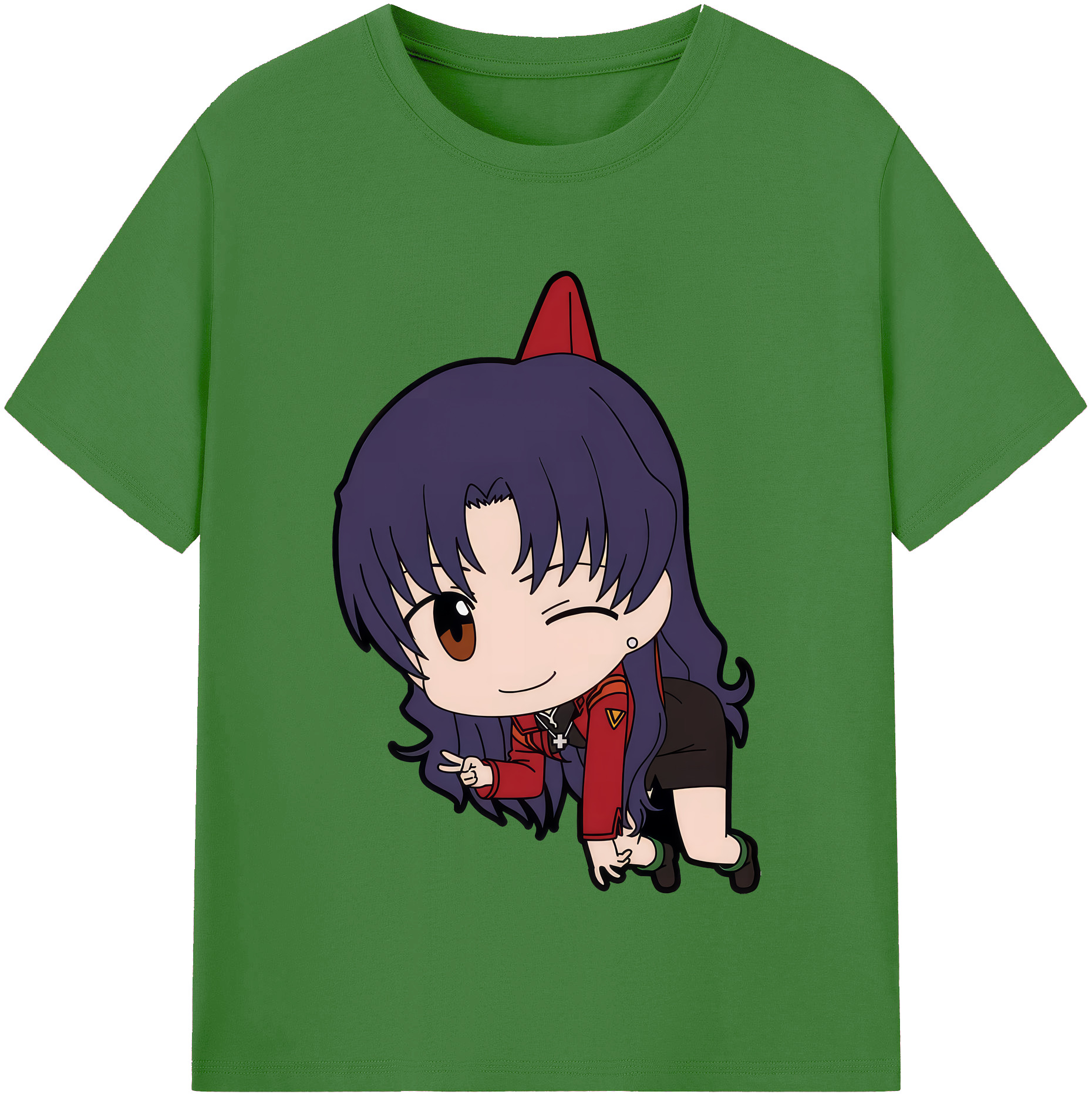（画像用） EVA 新世紀エヴァンゲリオン レディースカジュアルプリントTシャツ（綿100％）